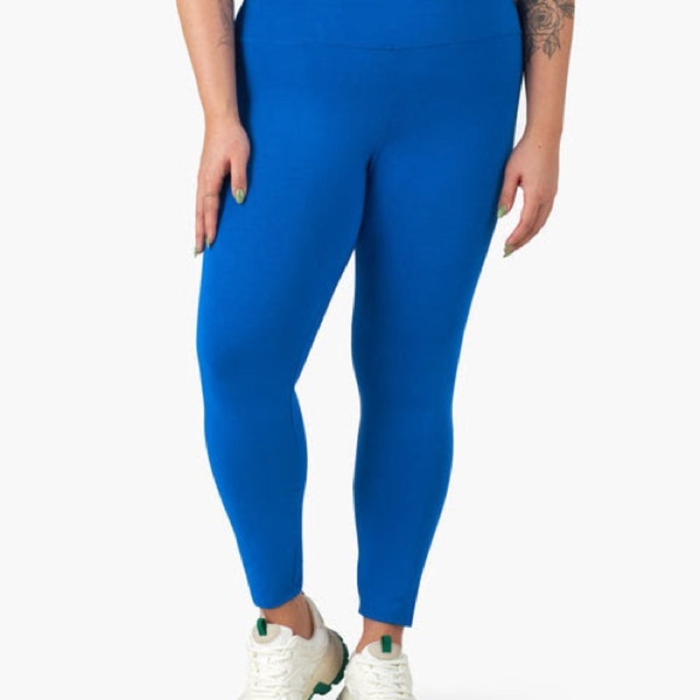Blue Women’s High-Waist Leggings